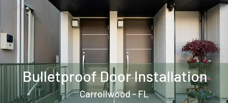 Bulletproof Door Installation Carrollwood - FL