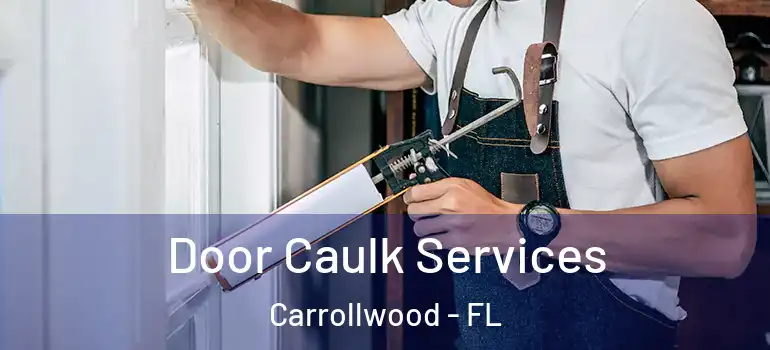 Door Caulk Services Carrollwood - FL