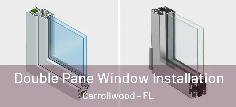 Double Pane Window Installation Carrollwood - FL