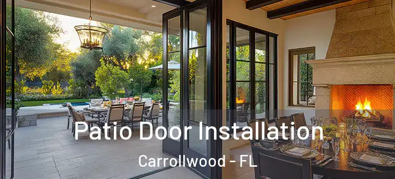 Patio Door Installation Carrollwood - FL