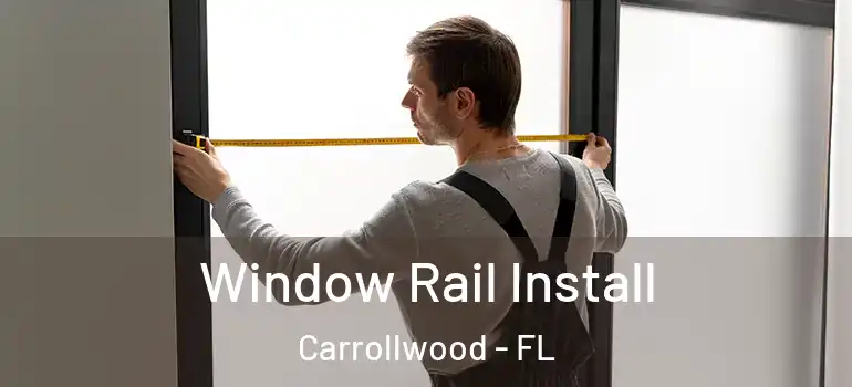 Window Rail Install Carrollwood - FL